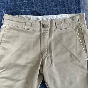 Skinny Straight Tan Men's Pants